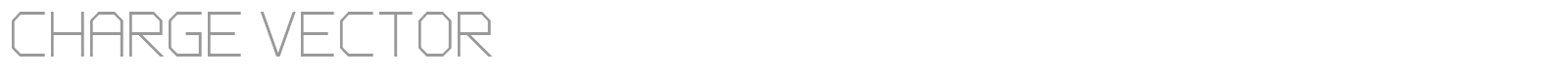 Charge Vector font preview